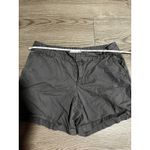 Loft Gray Everyday Casual Shorts Cuffed Hem Pockets Womens Summer Fall Work 8 Photo 2