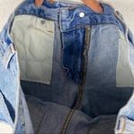 J.Crew Cotton Printed Indigo Denim Cutoff Shorts Photo 7