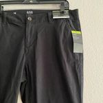 a.n.a NWT  Women Black Chino Midrise Pants Slim Leg Size 14 Business Casual Photo 0