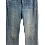 EXPRESS  Jeans Womens 6 Regular Blue Light Wash High Waisted Straight Ankle Photo 0