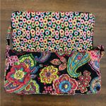 Vera Bradley New  Knot Just A Clutch Purse Handbag Symphony in Hue Rainbow Black Photo 4