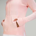 Lululemon  Light 100% Merino Wool Hoodie Pullover Sweater Knit Pink Mist Size S Photo 1