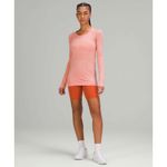 Lululemon Swiftly Tech Long Sleeve Athletic Workout Shirt Flawed Gym Top Pink 12 Photo 10
