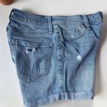 Hollister Midrise Midi Jeans Womens Shorts Sz 0 Rolled Cuff Vtg Stretch Festival Photo 4