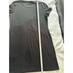 Calvin Klein  Little Black Dress Embellished Logo Gold Short Sleeve Women's XL Photo 4