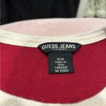 Guess  Women's red and maroon long sleeve baseball Tee vintage Y2K Medium Photo 6