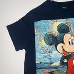 Disney Mickey Mouse T-Shirt Van Gogh Starry Night Photo 4