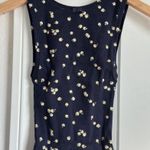 SKIMS Cotton Rib Tank in Navy Daisy Print, Size XXS Photo 8