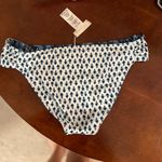 Jessica Simpson Reversible Navy/White Batik Babes 2 in 1 Paisley Bikini Bottom Photo 11