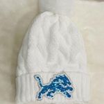 NFL Detroit Lions beanie hat! Sequin bedazzled, lions logo, winter warm lined hat! Photo 0
