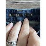 Michael Kors  Skinny Dark Wash Stretch Jeans Ankle MK Logo Women’s Size 4 Blings Photo 4