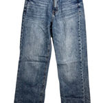 Aeropostale High Rise Baggy Jeans Womens Size 00 Short Relaxed Straight Leg Dad Photo 0