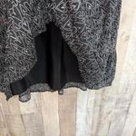 Loft * Women's Skirt Size XS Black Heart Print Ruffle Casual EUC Photo 4