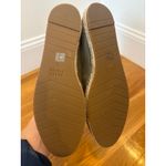 Eileen Fisher  Gray Leather Espadrille Flats Slip On Shoes Size 9 Photo 2