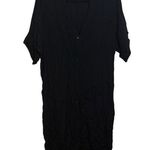 Weekday  Verna Black Button Front Shirt Dress Photo 0