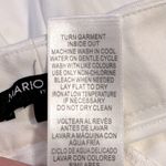 Mario Serrani Mario‎ Serrani Italy White Crop Pants Wide Leg Size 2 Photo 9