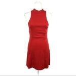 Free People  Kitty Kat Bodycon Cutout Mini Dress Sleeveless Mock Neck Small Photo 1