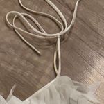 Aidan Mattox White Fringe Mini Dress Photo 3