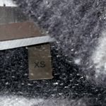 27 Miles Cashmere Gray Camo Cropped Sweater XS Metallic Soft Knit Pullover Photo 8