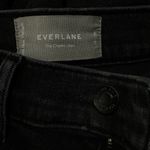 Everlane SZ 26 Crop Cheeky Jeans Hi-Rise Zip-Fly Pockets Whisker Gray/Black Wash Photo 7