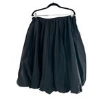 Ulla Johnson NWT  Poplin Cotton Strapless Balloon Dress Black Sz 8 Photo 4