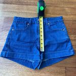 Forever 21  Blue Jean Shorts Cuffed Hem Photo 3