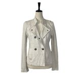 CAbi  Blazer Charlie Knit Double Breasted 3028 Oatmeal Cream Women’s Size Small Photo 3