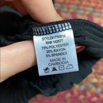 Iris BLACK RIBBED BASIC TOP Photo 3