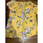 Wishful park  Women’s Floral Print Shirt Top Size Small Multicolored Tie Front Photo 6