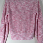 Paige  Bastille cardigan in Bubblegum bishop sleeve knit button down size M Photo 12