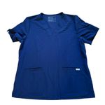 FIGS  Casma Three Pocket Scrub Top Navy Blue Womens XL Photo 0