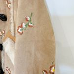 Coach  Shearling Drifter Coat Floral Embroidered Runway  EUC Photo 13