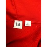 Gap stripe raglan sleeve hoodie sweatshirt dress red and white women's medium Photo 3
