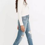 Madewell The Perfect Vintage Jean in Denman Wash Size 28 Distressed Photo 2