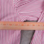Ralph Lauren Slim Fit Button Up Shirt Women's 8 Pink White Stripe Long Sleeve Photo 4