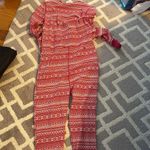 BP Red and White Christmas PJ onesie. Size S. Worn once. Photo 1