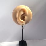 Metal Chain Dangle Drop Earrings for Men Women Streetwear Hip Hop Unisex Style Silver Photo 5