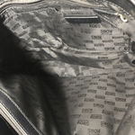 Michael Michael Kors black large leather shoulder bag purse tote Photo 13