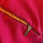 Adrienne Vittadini  HOT PINK‎ & ORANGE ZIPPER DRESS SIZE 4 Photo 14