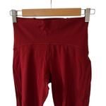 Lululemon  Train Times 7/8 Pant *25" Dark Sport Red Sz 4 Photo 5