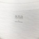 a.n.a. Love More Short Sleeve Women's Casual Top Size L White Size L Photo 1