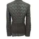 Beyond Threads Open Knit Alpaca Wrap Sweater V Photo 5