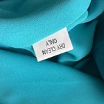 Kay Unger Ombre vintage Y2K Maxi Dress Size 6 Green Yellow Blue 100% silk Photo 3