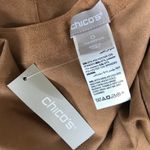 Chico's  Grommet faux suede drape jacket Small NWT Photo 11