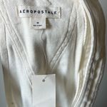 Aeropostale Solid Twill Skirtall White Overall Mini Dress Women’s Small NWT Photo 5