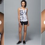 Lululemon  Studio Racerback Ghost Weave White Black Size 6 Photo 4