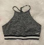 Hollister Gilly Hicks Brown Ribbed Seamless Plunge Racerback