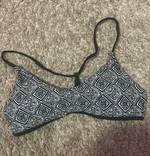 Hollister Gilly Hicks Brown Ribbed Seamless Plunge Racerback
