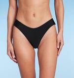 Women's Side-Tie Adjustable Coverage High Leg Bikini Bottom - Wild Fable™  Animal Print XXS