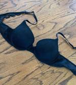 No Boundaries NWT, Allover Floral Lace, Black, Push Up, Bra, 34DD